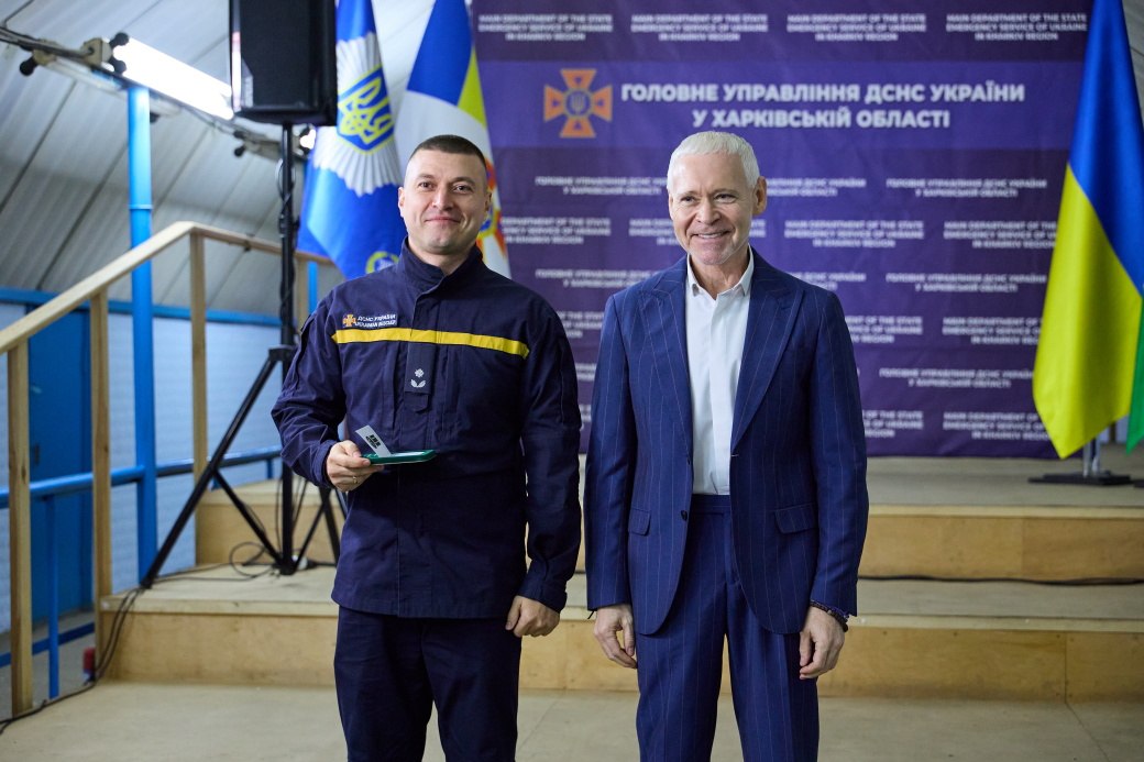 Відзначив кращіх рятувальників міста з нагоди професійного свята Ігор Терехов: Новини Харкова